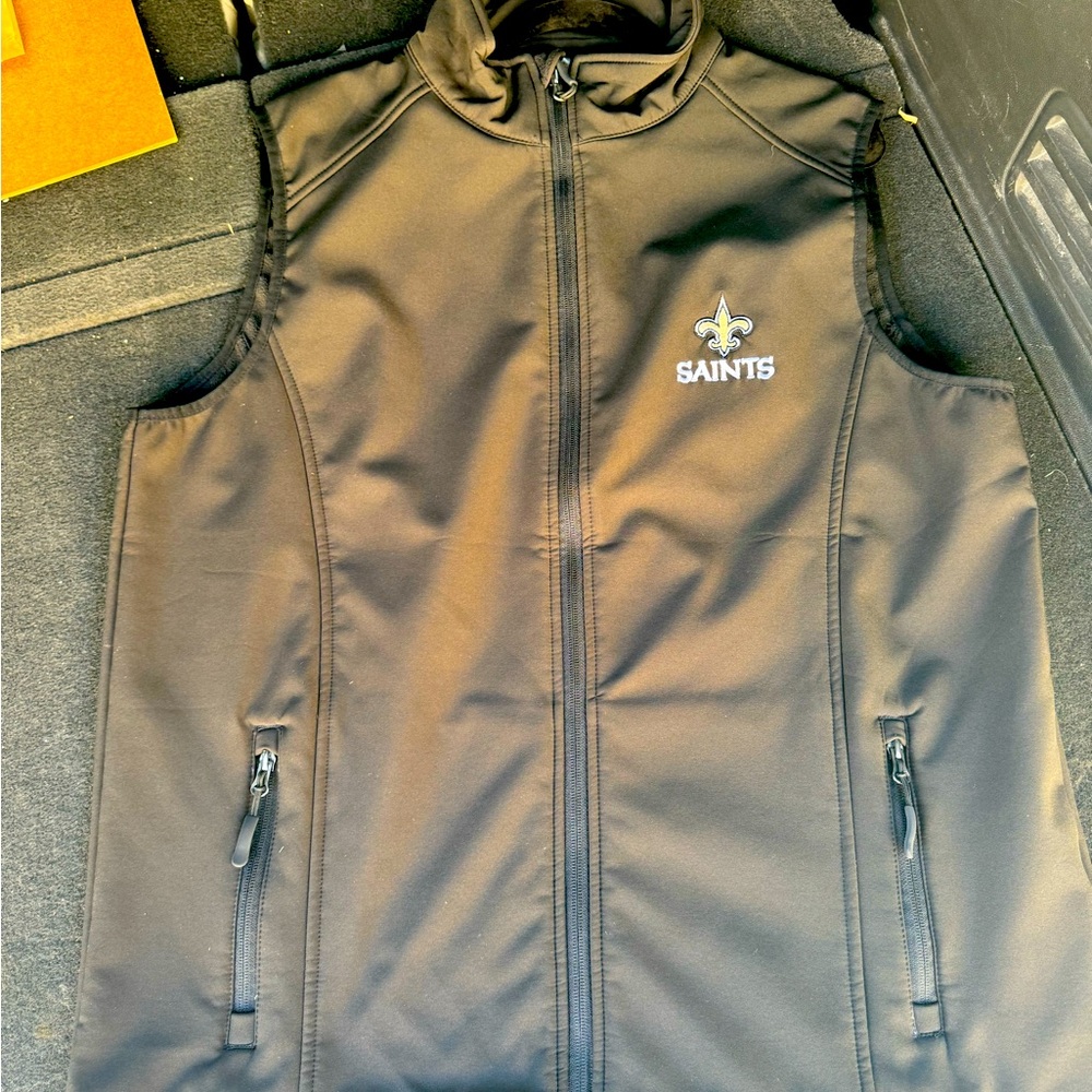 Saints black vest
